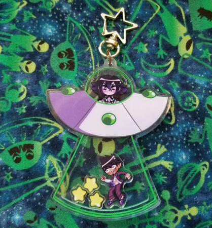 Kokichi and Kaito shaker charm